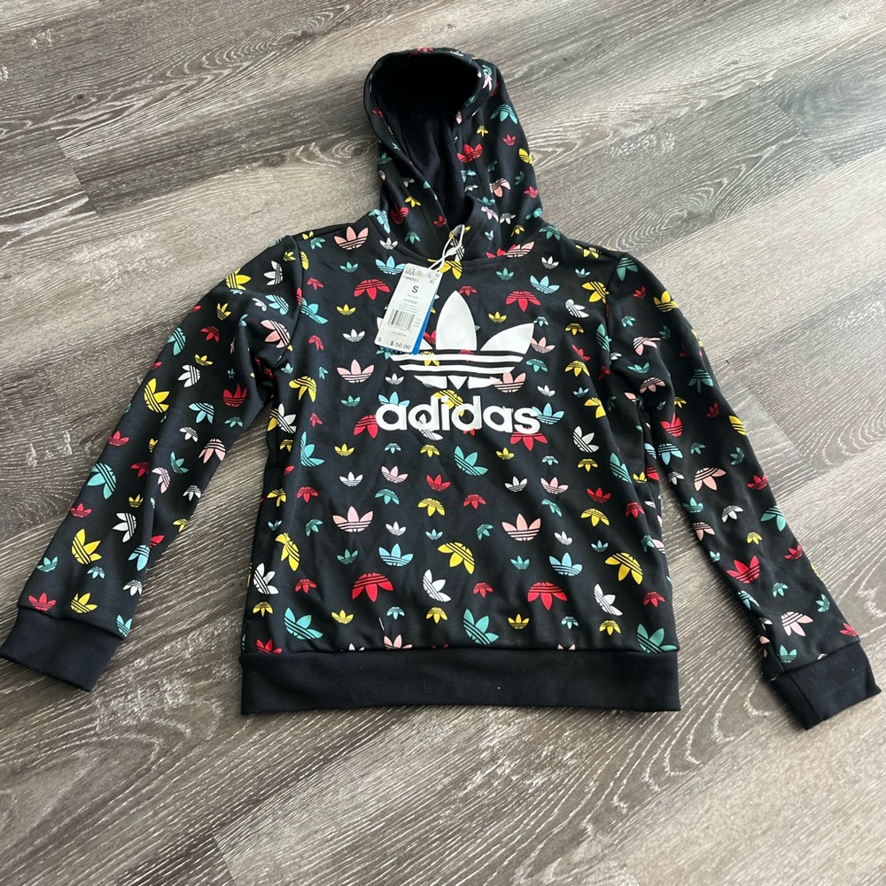 Adidas‎ Kids S Multicolor Logo Hoodie